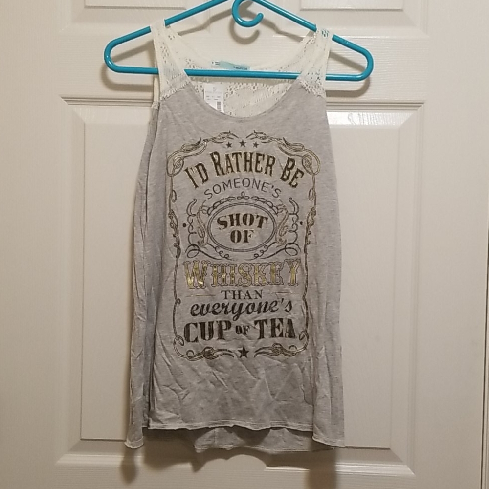Gray tank top